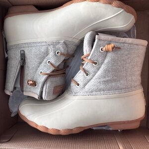 Sperry Saltwater Wool Linen Duck Boots